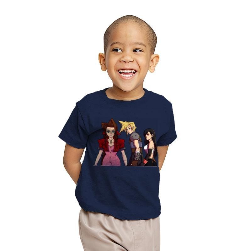 Distracted Cloud - Youth T-Shirts RIPT Apparel X-small / Navy