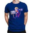 Distracted God - Mens Premium T-Shirts RIPT Apparel Small / Royal