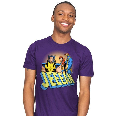 Distracted JEEEAN - Mens T-Shirts RIPT Apparel Small / Purple