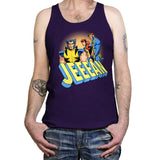Distracted JEEEAN - Tanktop Tanktop RIPT Apparel X-Small / Team Purple