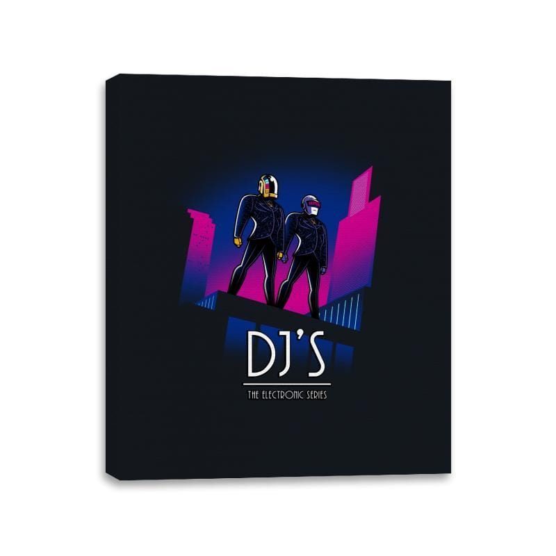 DJ'S The Electronic Series - Canvas Wraps Canvas Wraps RIPT Apparel 11x14 / Black