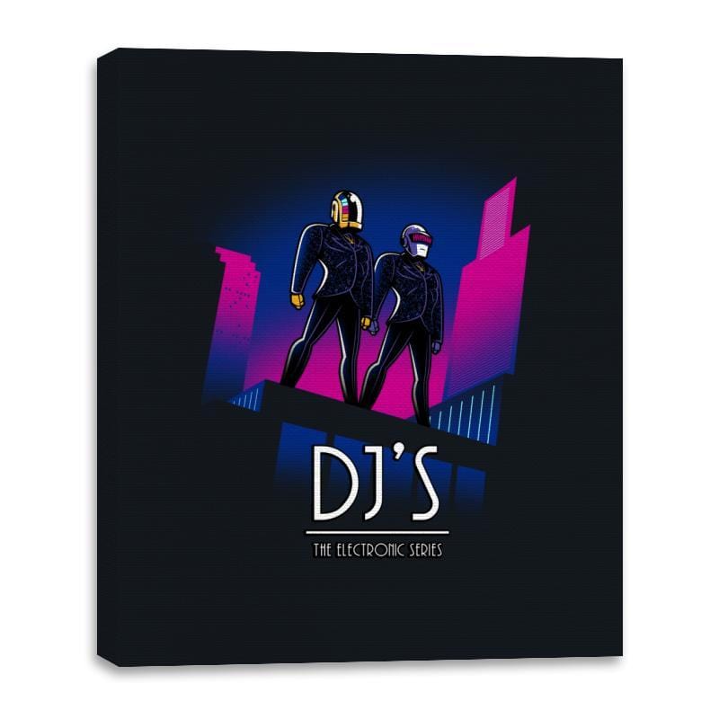 DJ'S The Electronic Series - Canvas Wraps Canvas Wraps RIPT Apparel 16x20 / Black