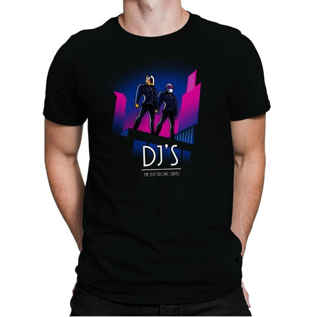 DJ'S The Electronic Series - Mens Premium T-Shirts RIPT Apparel Small / Black