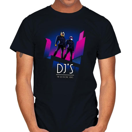DJ'S The Electronic Series - Mens T-Shirts RIPT Apparel Small / Black