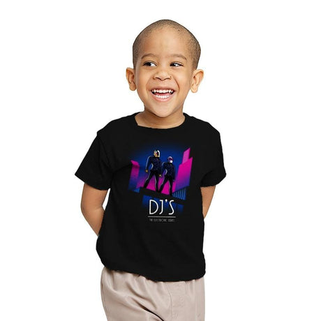 DJ'S The Electronic Series - Youth T-Shirts RIPT Apparel X-small / Black