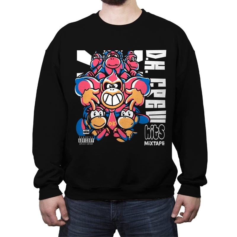 DK Crew Mixtape - Crew Neck Sweatshirt Crew Neck Sweatshirt RIPT Apparel Small / Black