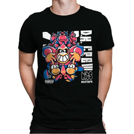 DK Crew Mixtape - Mens Premium T-Shirts RIPT Apparel Small / Black
