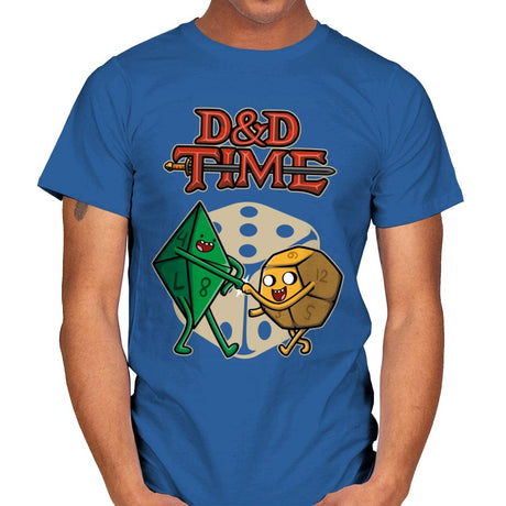 DnD Time - Mens T-Shirts RIPT Apparel Small / Royal
