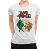 DnD Time - Womens Premium T-Shirts RIPT Apparel Small / White