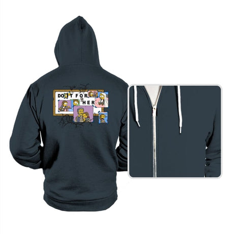 Do it for her LFU - Hoodies Hoodies RIPT Apparel Small / Dark Gray