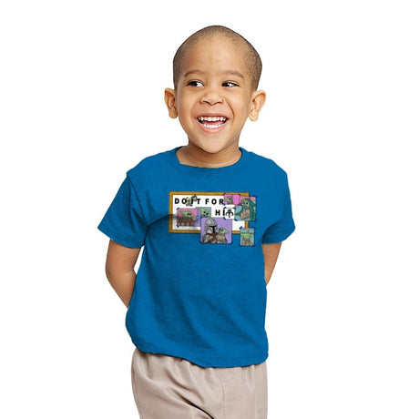 Do it for Him - Youth T-Shirts RIPT Apparel X-small / Sapphire