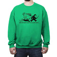 Do Not Cause Mischief - Crew Neck Sweatshirt Crew Neck Sweatshirt RIPT Apparel Small / Irish Green