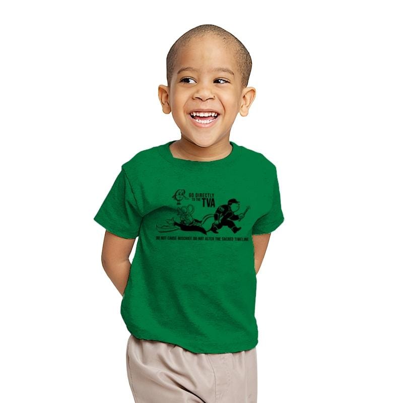 Do Not Cause Mischief - Youth T-Shirts RIPT Apparel X-small / Kelly