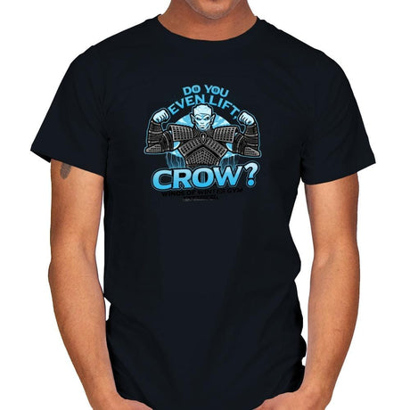 Do You Even Lift, Crow? Exclusive - Mens T-Shirts RIPT Apparel Small / Black