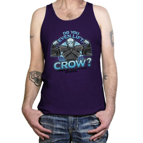 Do You Even Lift, Crow? Exclusive - Tanktop Tanktop RIPT Apparel X-Small / Team Purple