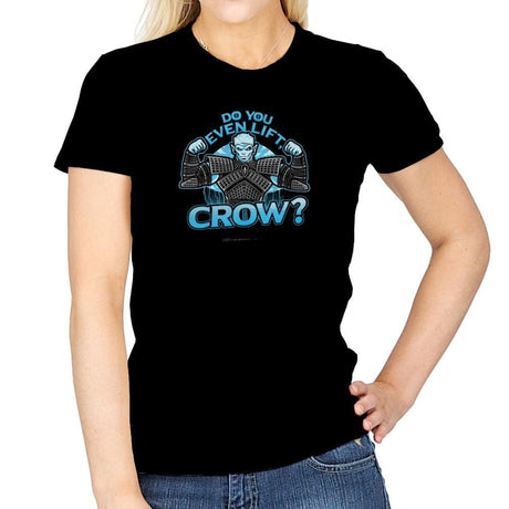Do You Even Lift, Crow? Exclusive - Womens T-Shirts RIPT Apparel 3x-large / Navy