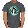 Doc Ock's Coffee - Mens T-Shirts RIPT Apparel Small / Charcoal