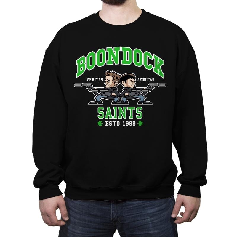 Docking Saints - Crew Neck Sweatshirt Crew Neck Sweatshirt RIPT Apparel Small / Black