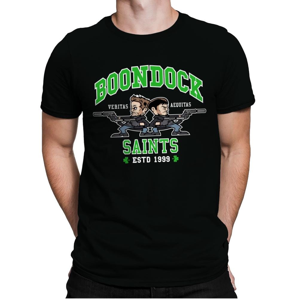 Docking Saints - Mens Premium T-Shirts RIPT Apparel Small / Black