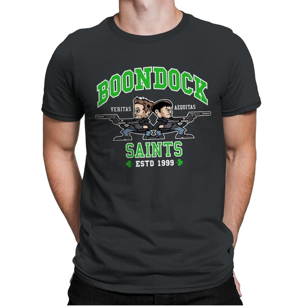 Docking Saints - Mens Premium T-Shirts RIPT Apparel Small / Heavy Metal