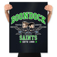 Docking Saints - Prints Posters RIPT Apparel 18x24 / Black