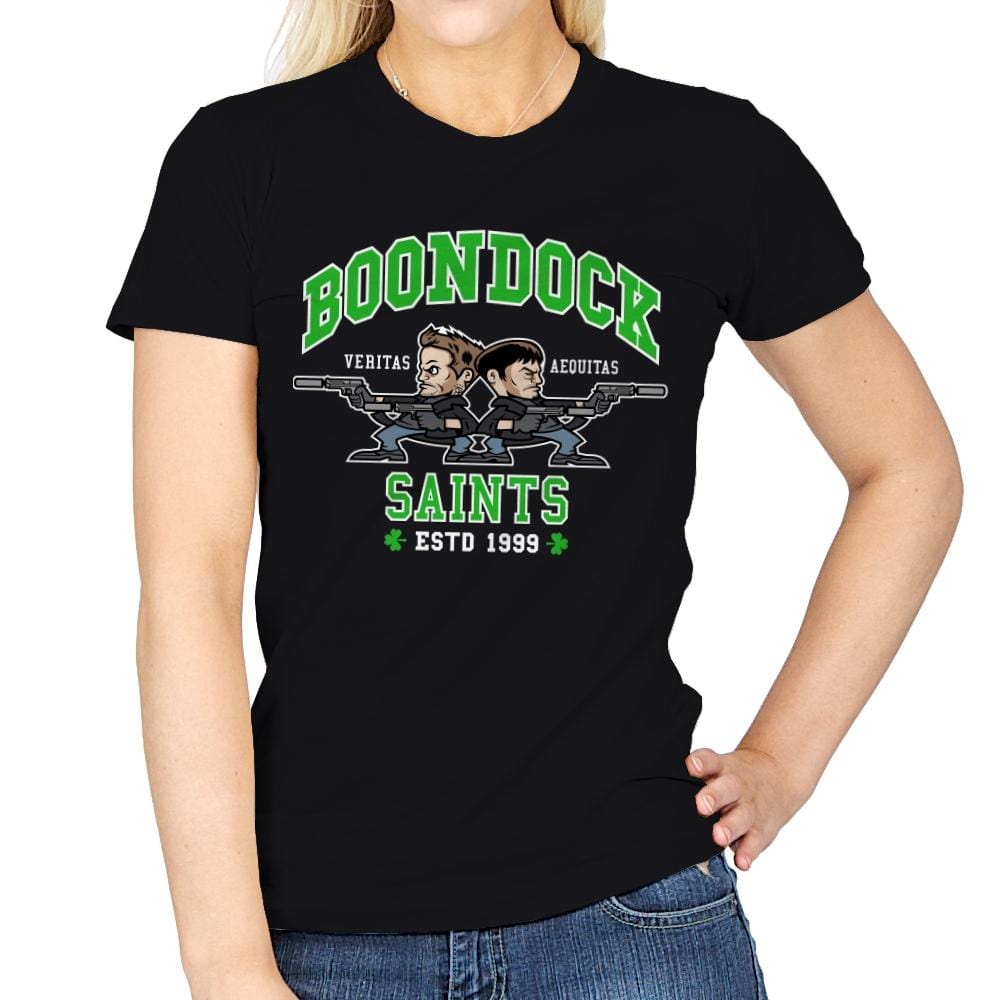 Docking Saints - Womens T-Shirts RIPT Apparel Small / Black