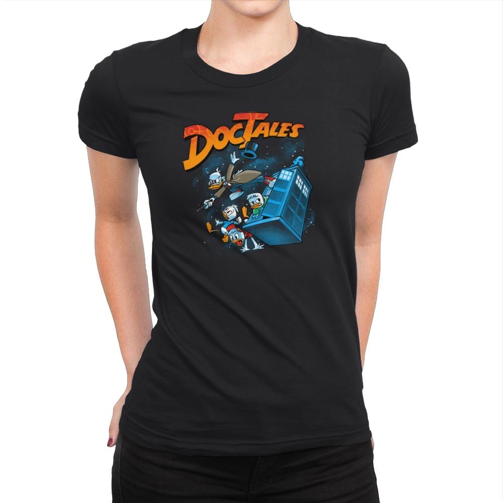 DocTales Exclusive - Womens Premium T-Shirts RIPT Apparel Small / Black