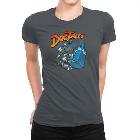 DocTales Exclusive - Womens Premium T-Shirts RIPT Apparel Small / Heavy Metal