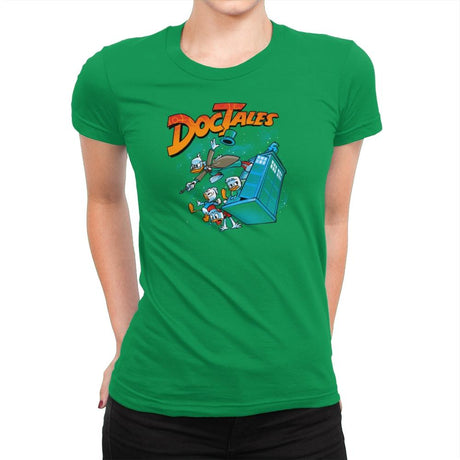DocTales Exclusive - Womens Premium T-Shirts RIPT Apparel Small / Kelly Green