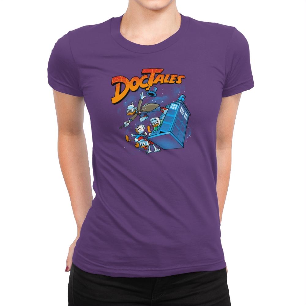 DocTales Exclusive - Womens Premium T-Shirts RIPT Apparel Small / Purple Rush