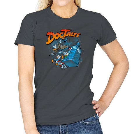 DocTales Exclusive - Womens T-Shirts RIPT Apparel Small / Charcoal