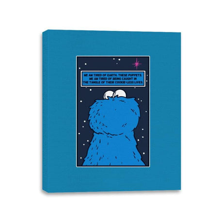 Doctor Cookie - Canvas Wraps Canvas Wraps RIPT Apparel 11x14 / Sapphire