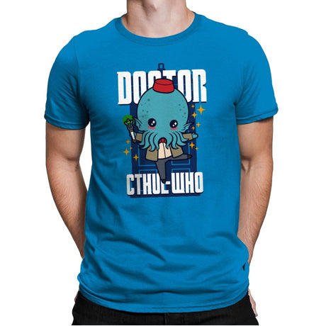 Doctor Cthul-Who - Mens Premium T-Shirts RIPT Apparel Small / Turqouise