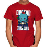 Doctor Cthul-Who - Mens T-Shirts RIPT Apparel Small / Red
