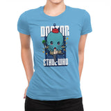 Doctor Cthul-Who - Womens Premium T-Shirts RIPT Apparel Small / Turquoise