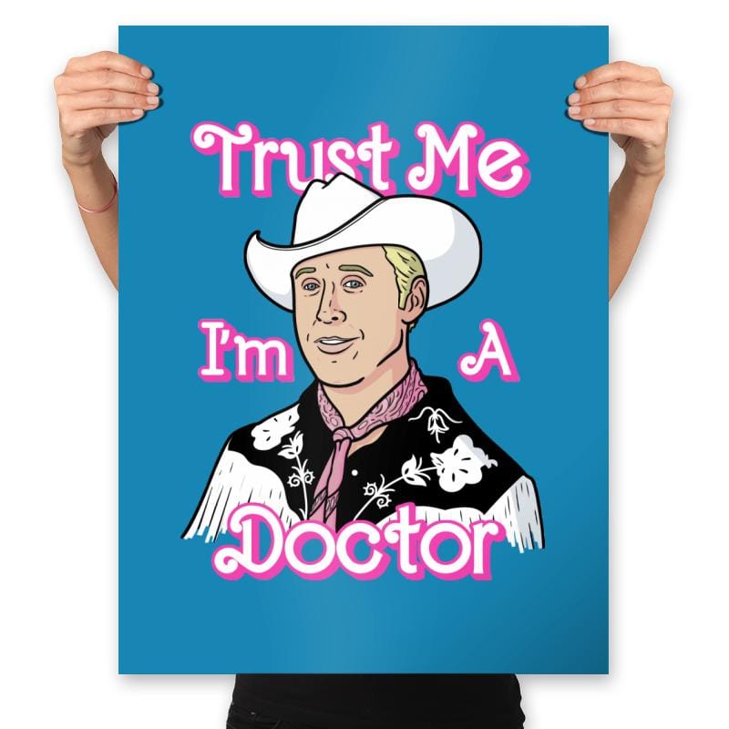 Doctor Doll! - Prints Posters RIPT Apparel 18x24 / Sapphire