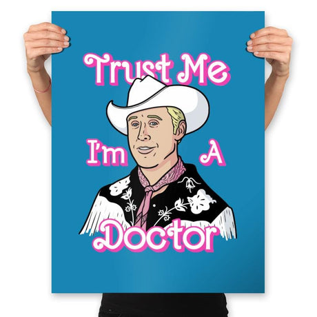 Doctor Doll! - Prints Posters RIPT Apparel 18x24 / Sapphire