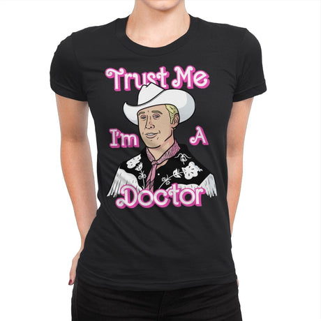 Doctor Doll! - Womens Premium T-Shirts RIPT Apparel Small / Black