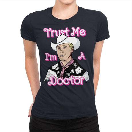 Doctor Doll! - Womens Premium T-Shirts RIPT Apparel Small / Midnight Navy