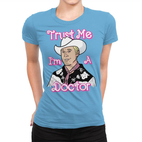 Doctor Doll! - Womens Premium T-Shirts RIPT Apparel Small / Turquoise