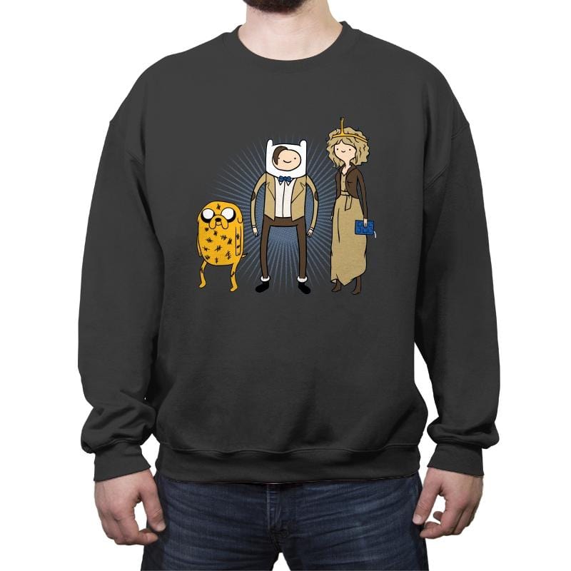 Doctor Finn - Crew Neck Sweatshirt Crew Neck Sweatshirt RIPT Apparel Small / Charcoal