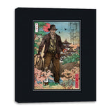 Doctor Jones in Japan - Canvas Wraps Canvas Wraps RIPT Apparel 16x20 / Black