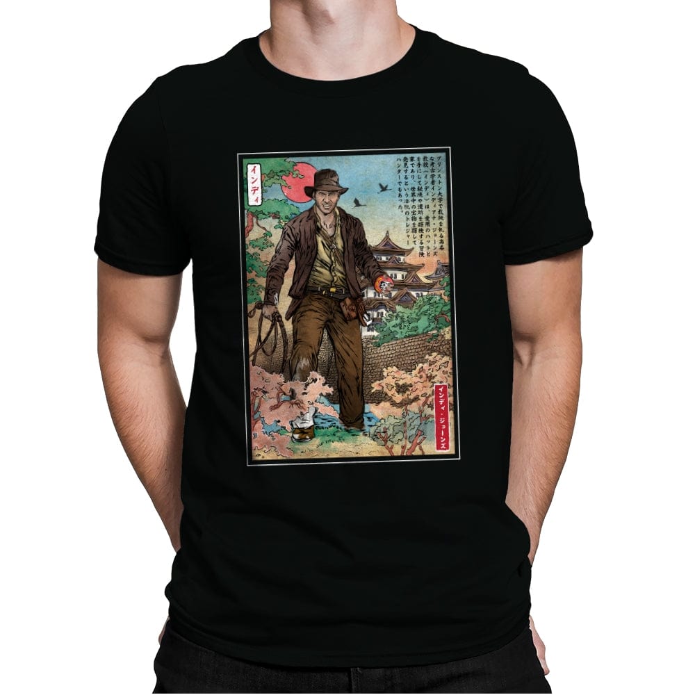 Doctor Jones in Japan - Mens Premium T-Shirts RIPT Apparel Small / Black