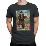 Doctor Jones in Japan - Mens Premium T-Shirts RIPT Apparel Small / Heavy Metal