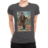 Doctor Jones in Japan - Womens Premium T-Shirts RIPT Apparel Small / Heavy Metal
