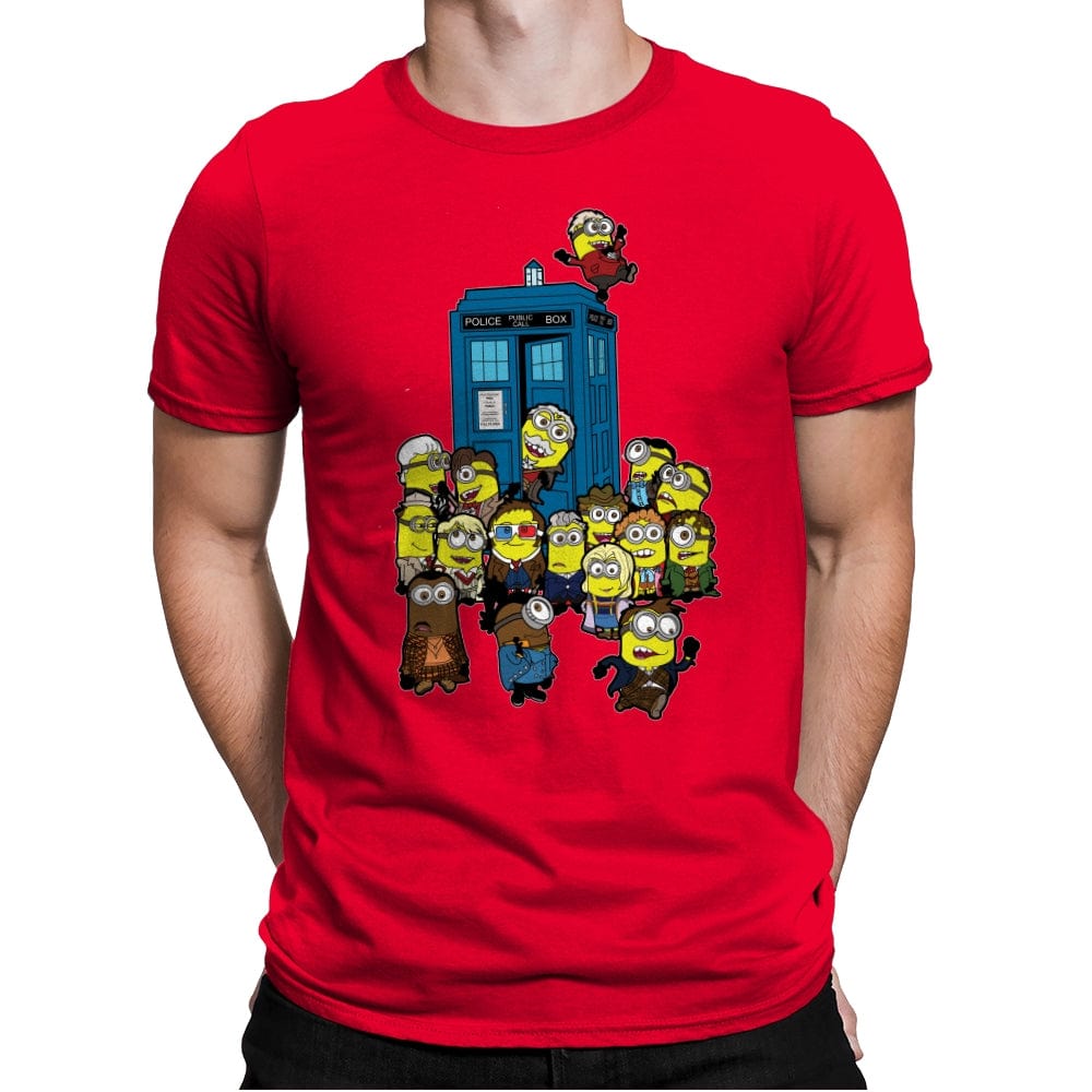 Doctor Minion - Mens Premium T-Shirts RIPT Apparel Small / Red