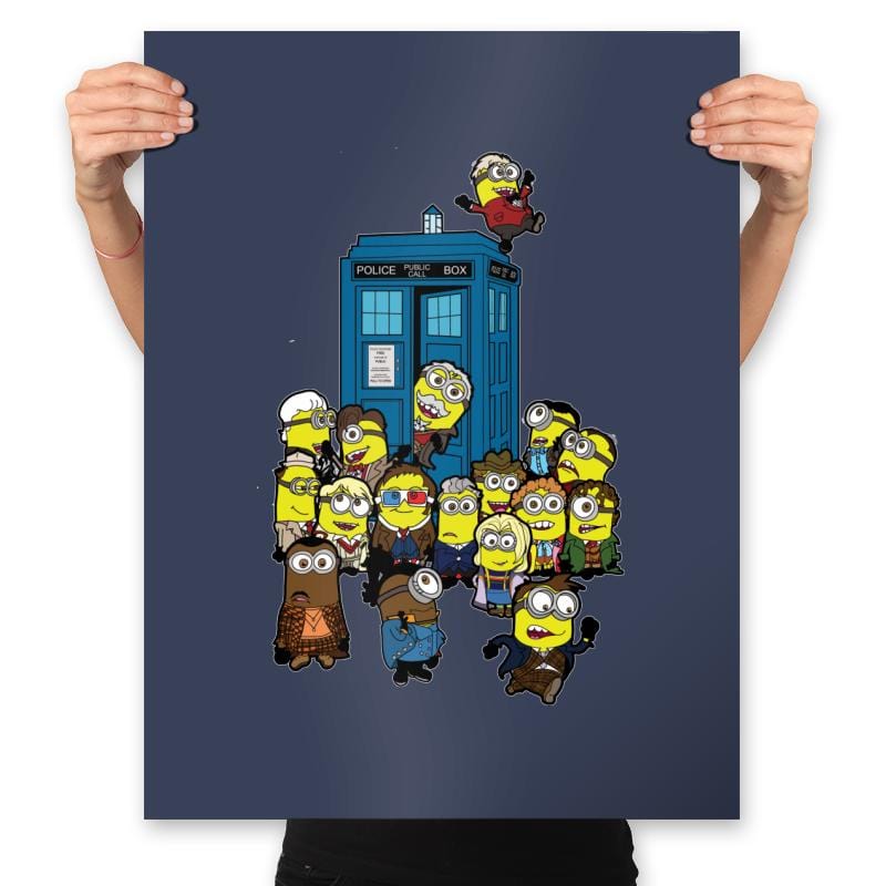 Doctor Minion - Prints Posters RIPT Apparel 18x24 / Navy