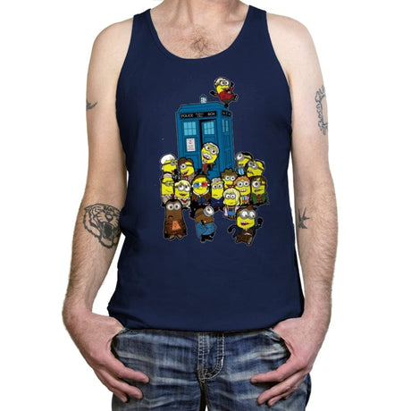 Doctor Minion - Tanktop Tanktop RIPT Apparel X-Small / Navy