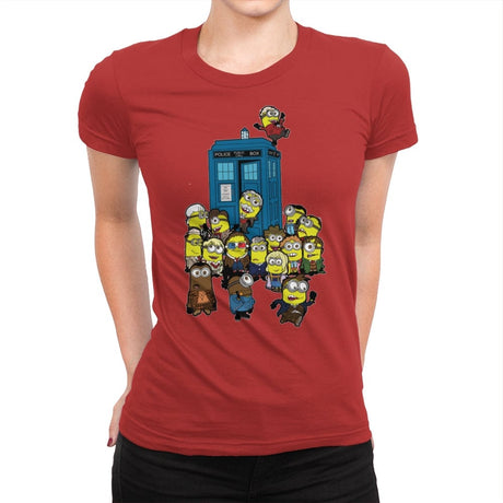 Doctor Minion - Womens Premium T-Shirts RIPT Apparel Small / Red