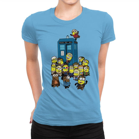 Doctor Minion - Womens Premium T-Shirts RIPT Apparel Small / Turquoise